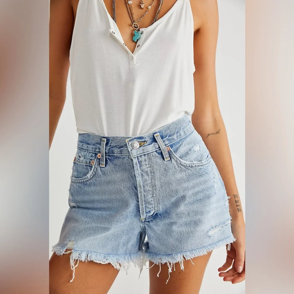 Free People AGOLDE Parker Shorts
